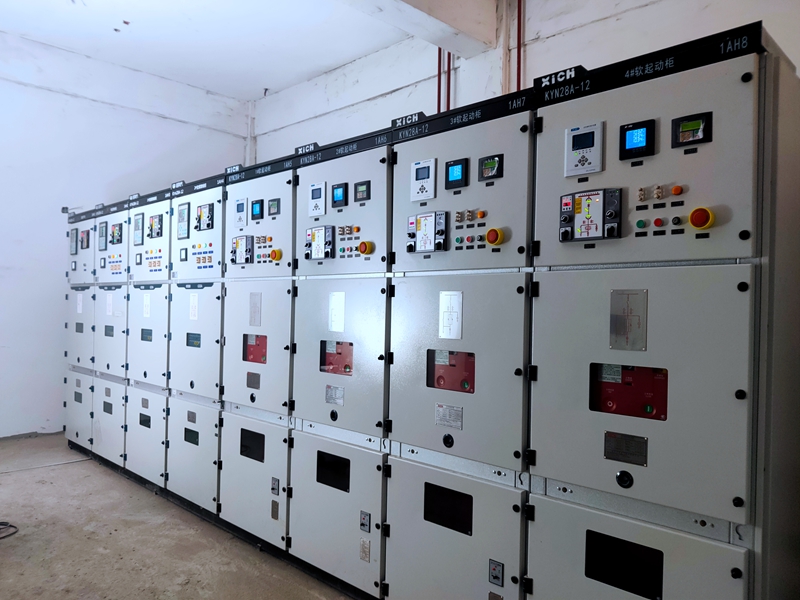 某排水泵站—高壓軟起動裝置、高壓SVG(圖1)